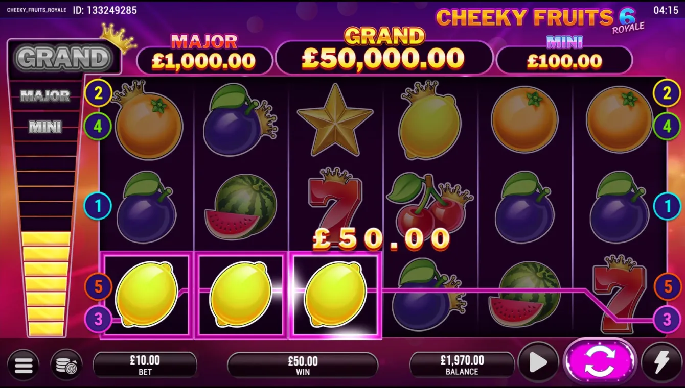 Cheeky Fruits 6 Royale Slot