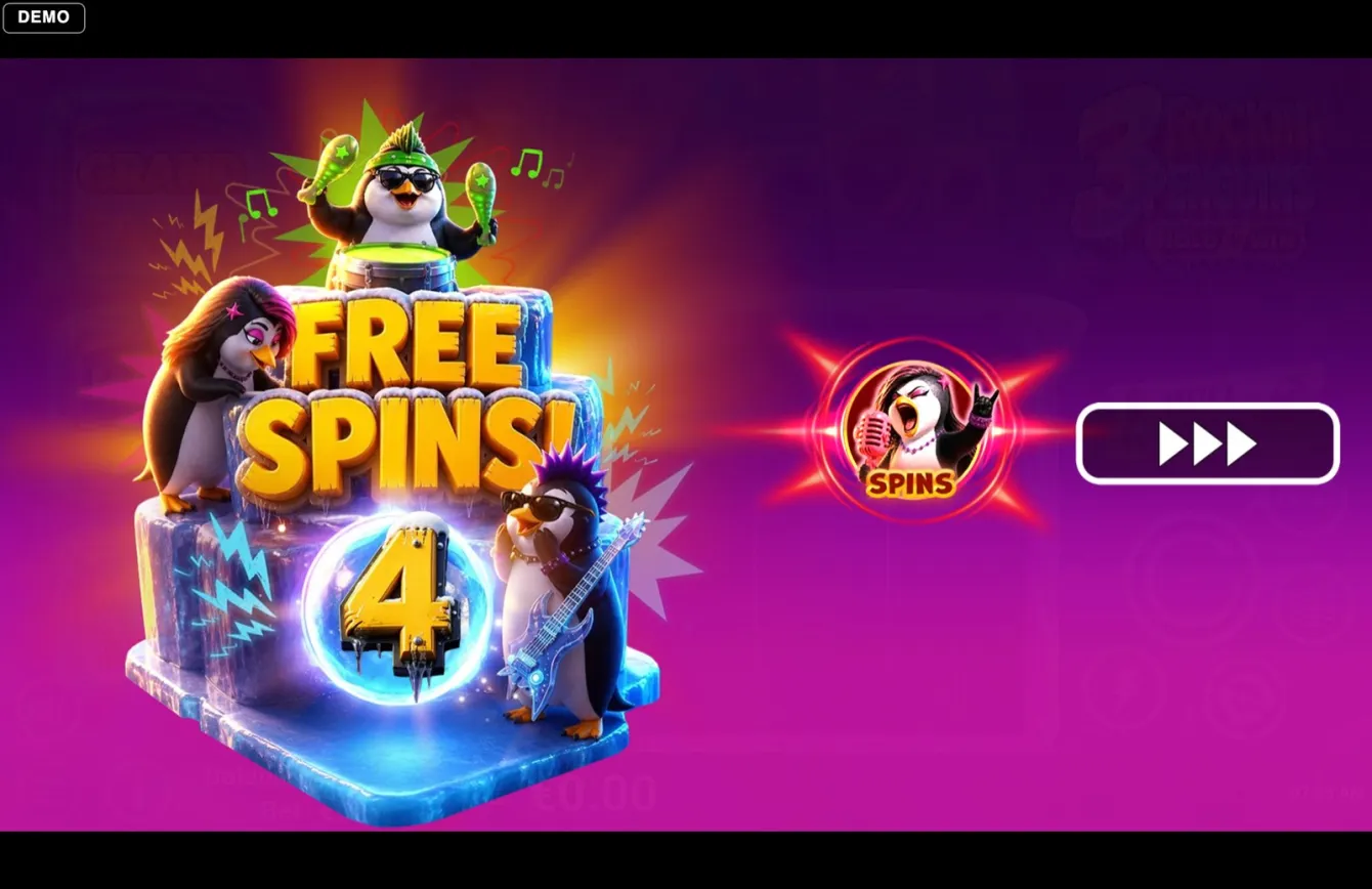 3 Rockin' Penguins Slot