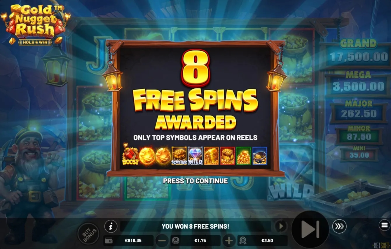 Gold Nugget Rush Slot