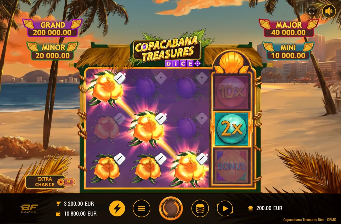 Copacabana Treasures Dice Slot