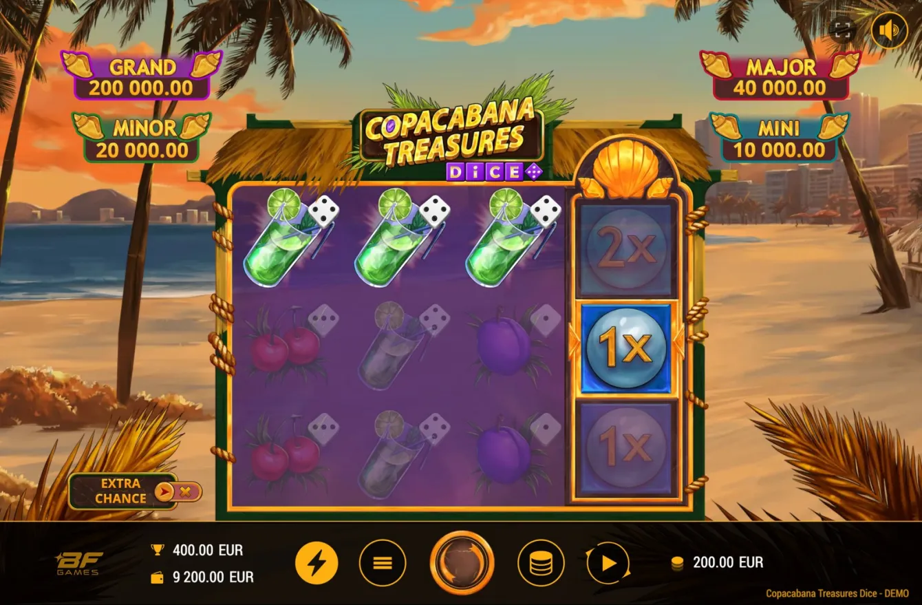 Copacabana Treasures Dice Slot