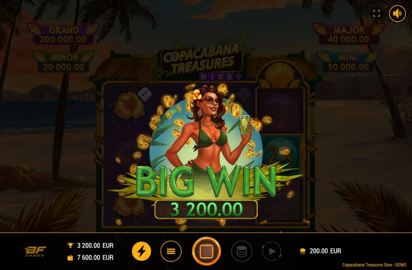 Copacabana Treasures Dice Slot