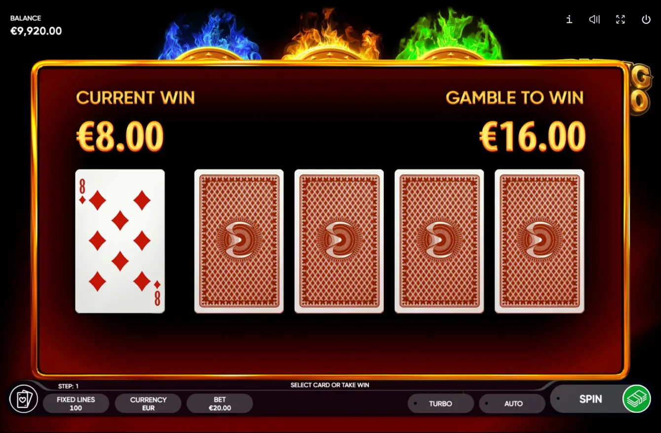 Burning Coins 100 Slot