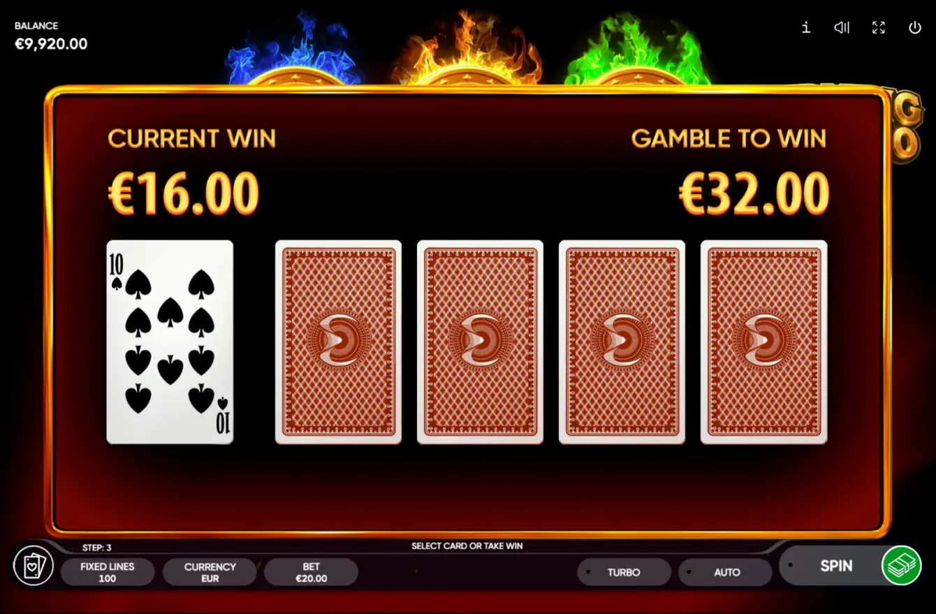 Burning Coins 100 Slot