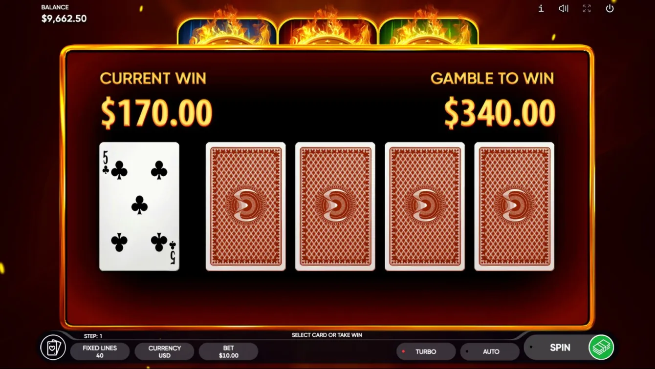 Burning Coins 40 Slot