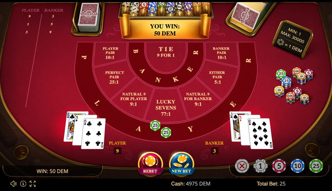 Baccarat 777 Slot