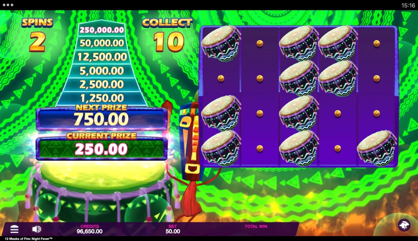 12 Masks of Fire: Night Fever Slot