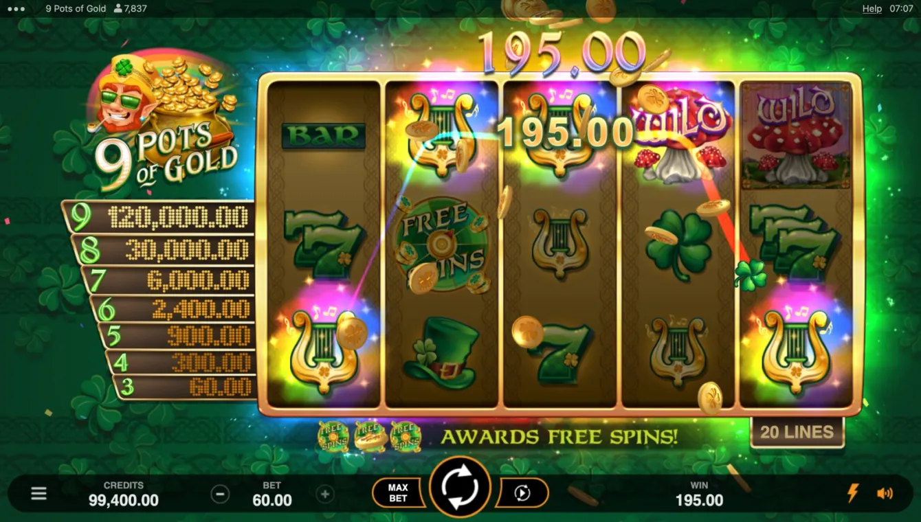 9 Pots of Gold Slot
