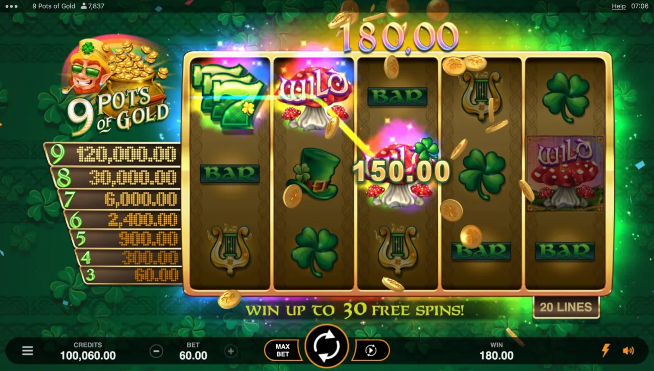9 Pots of Gold Slot