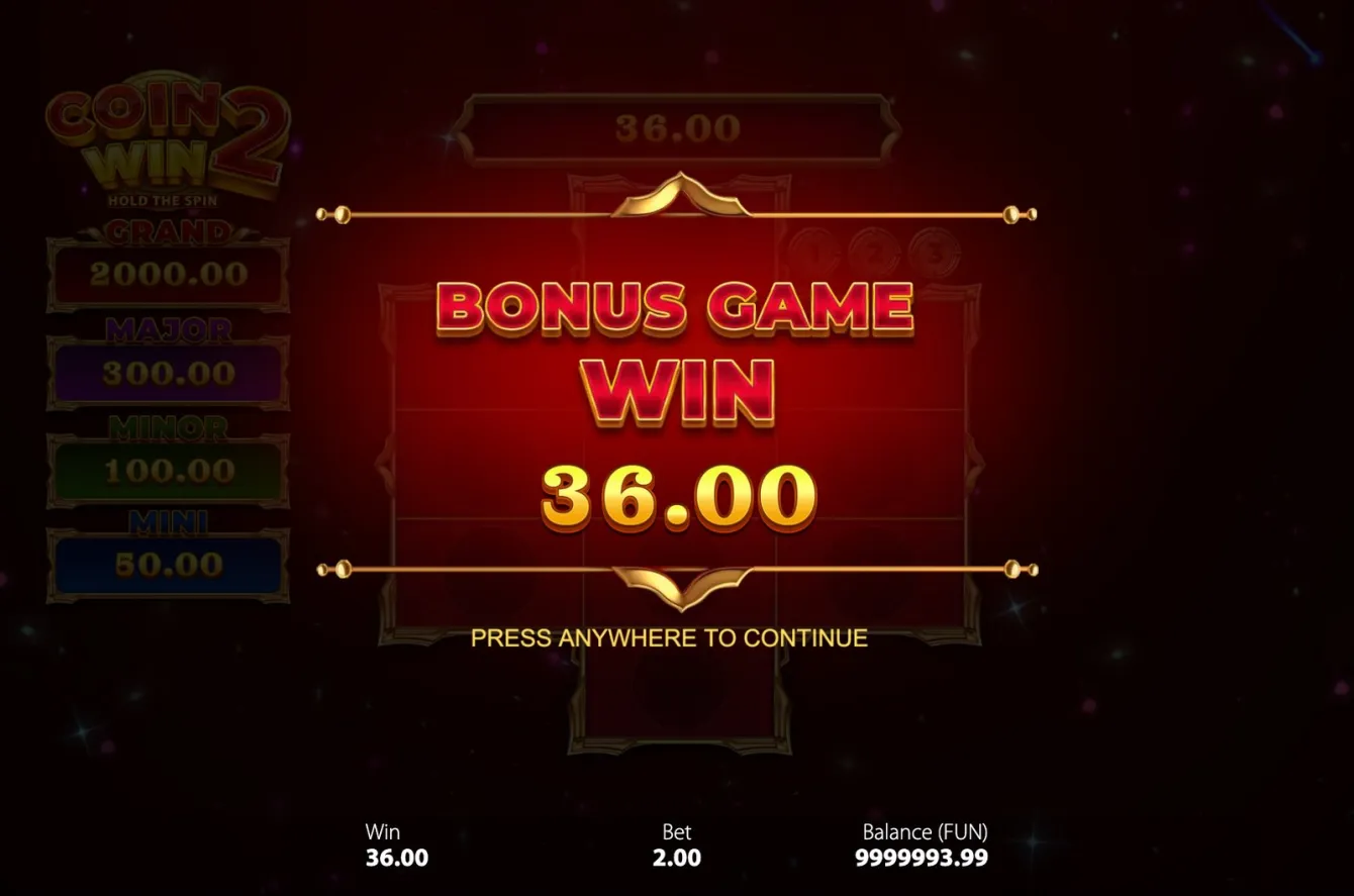Coin Win 2: Hold the Spin Slot