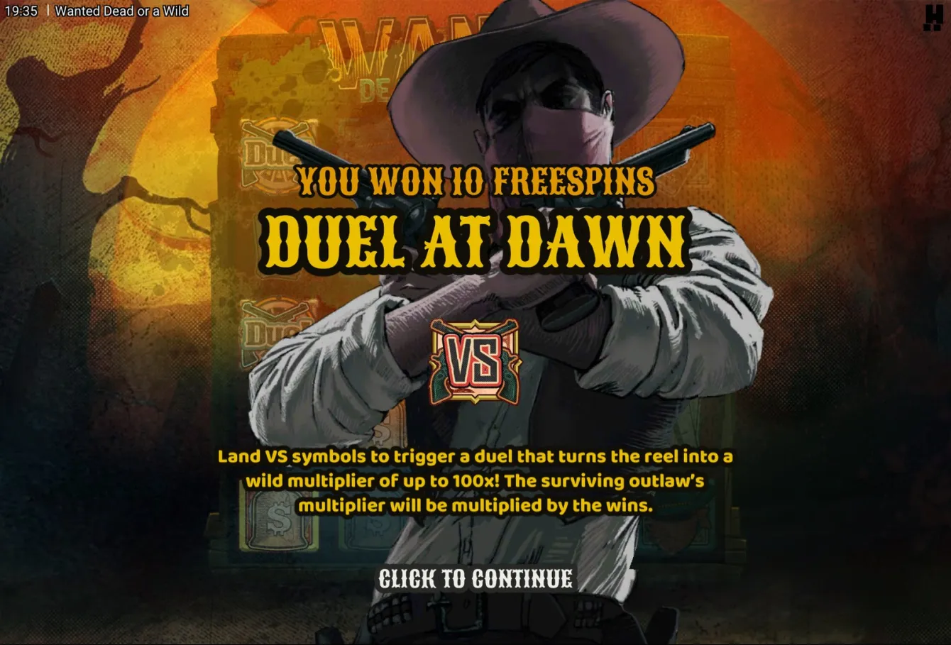 Wanted Dead or a Wild Slot