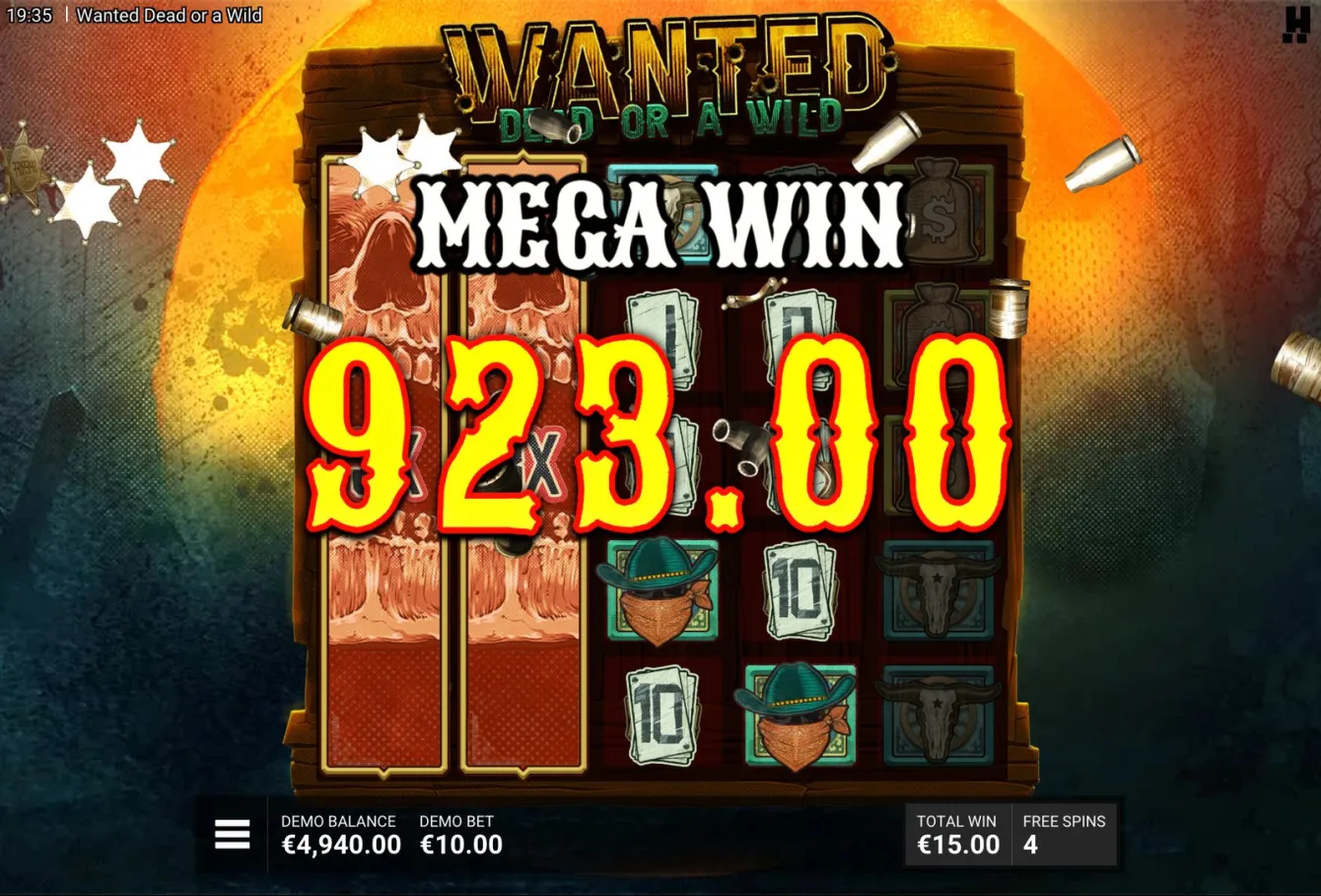 Wanted Dead or a Wild Slot