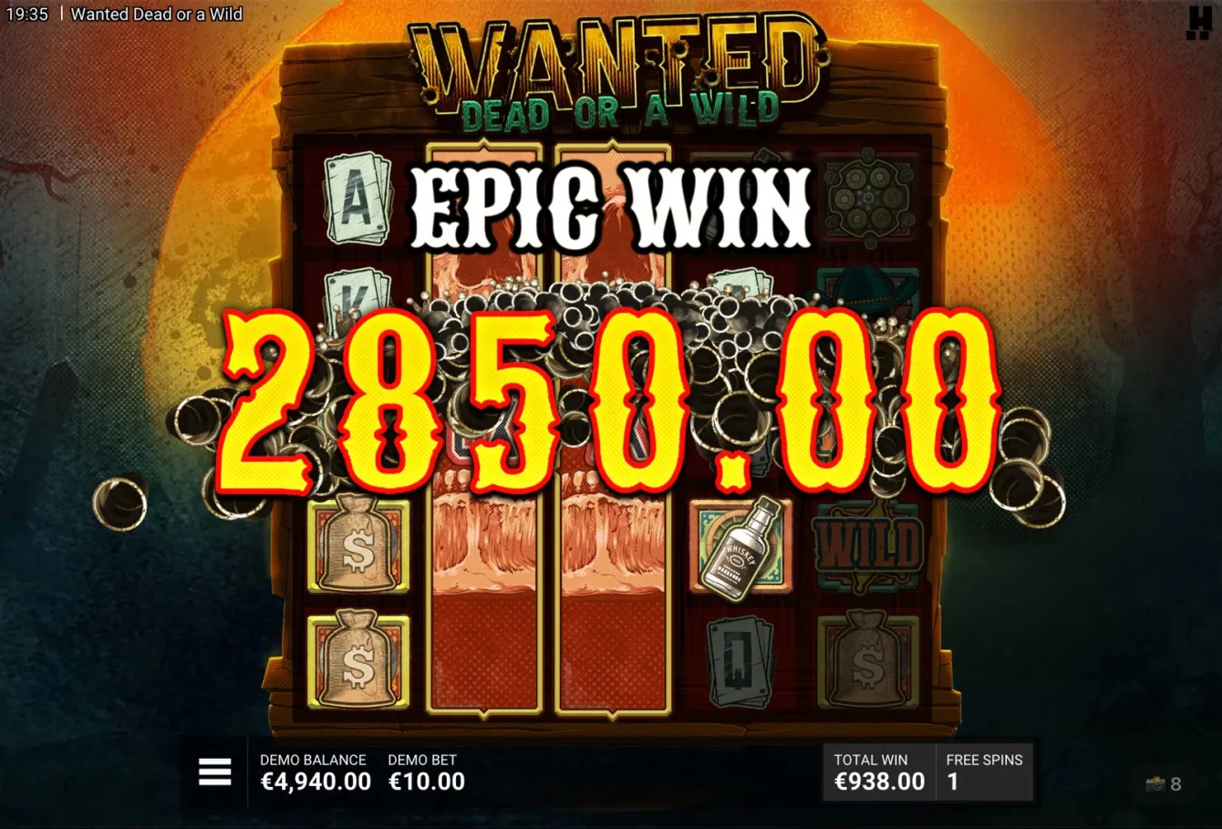 Wanted Dead or a Wild Slot
