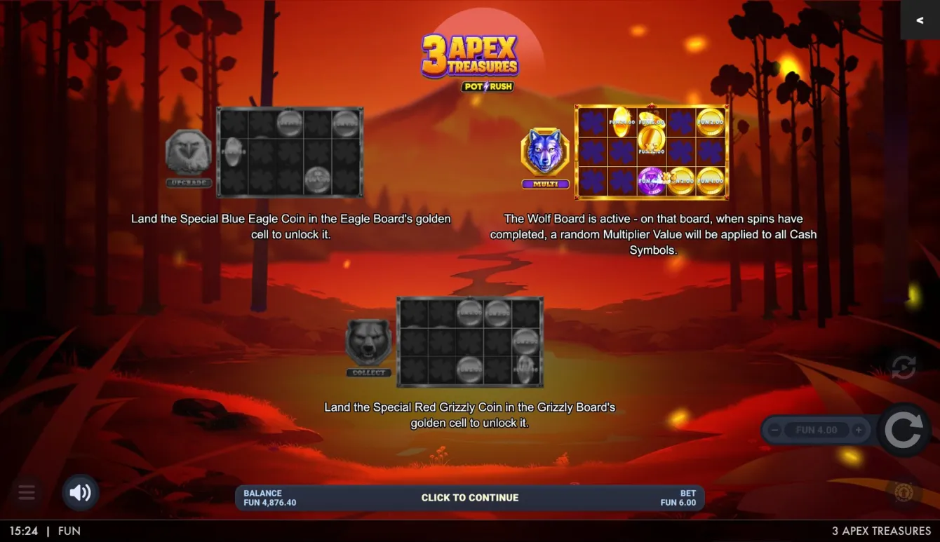 3 Apex Treasures Slot