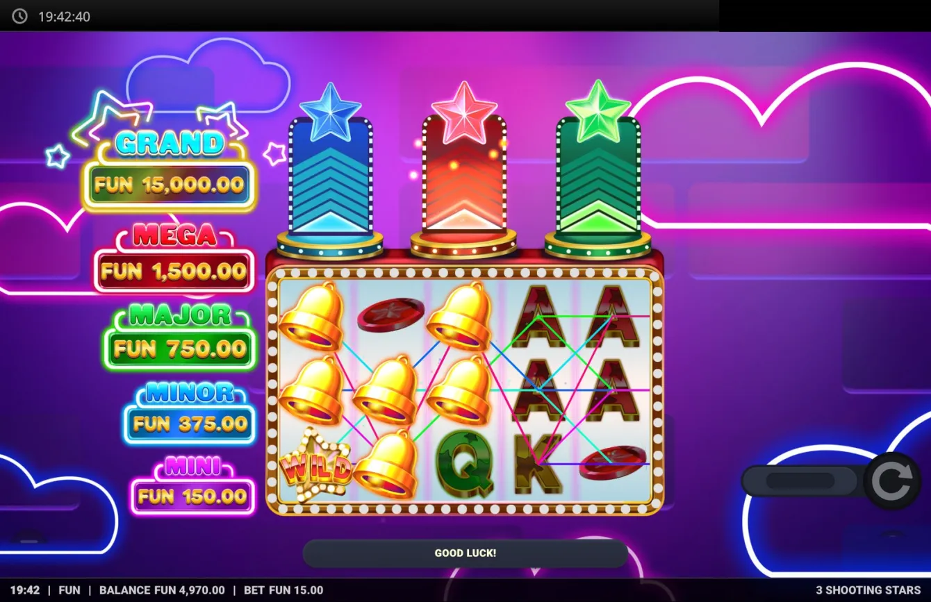 3 Shooting Stars Slot