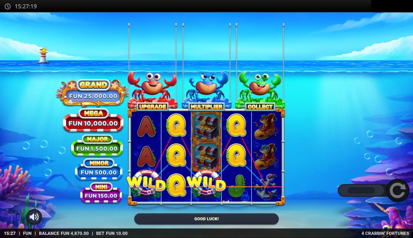 4 Crabbin' Fortunes Slot