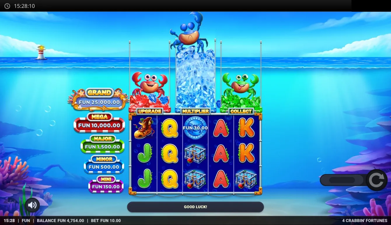 4 Crabbin' Fortunes Slot