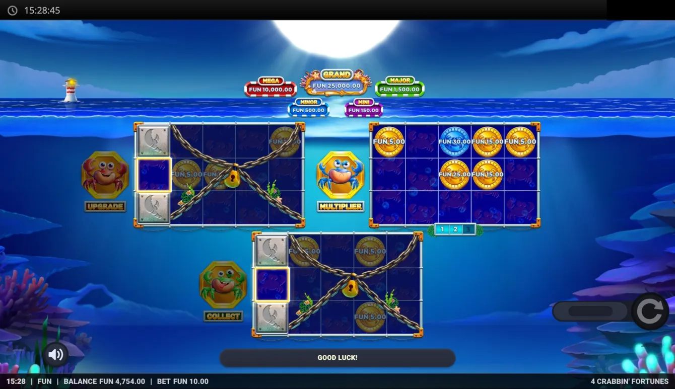 4 Crabbin' Fortunes Slot