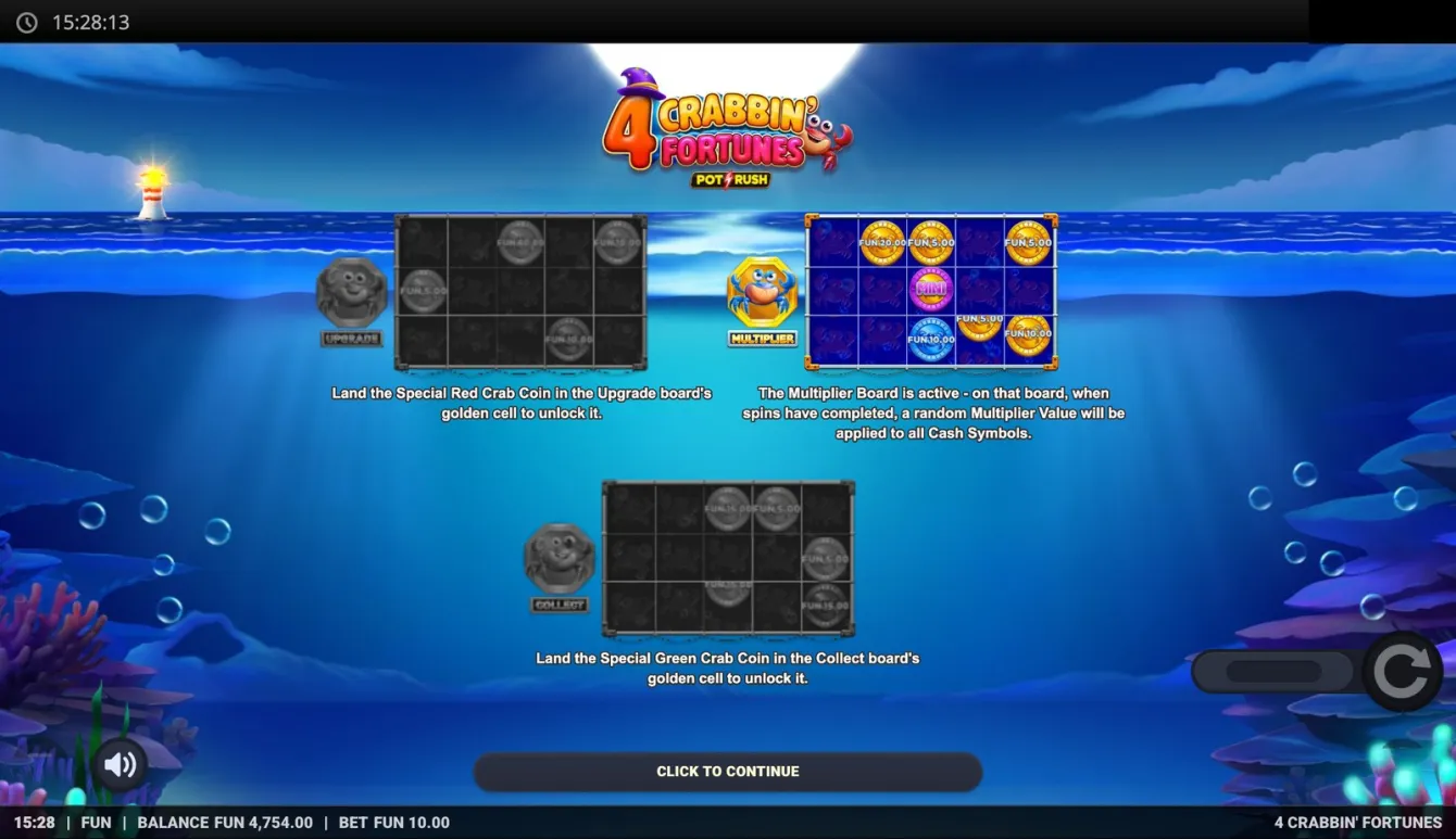 4 Crabbin' Fortunes Slot
