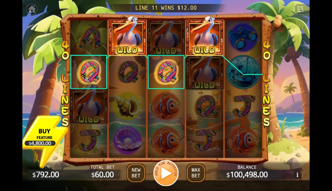 Seaside Pelican Buy Feature Slot