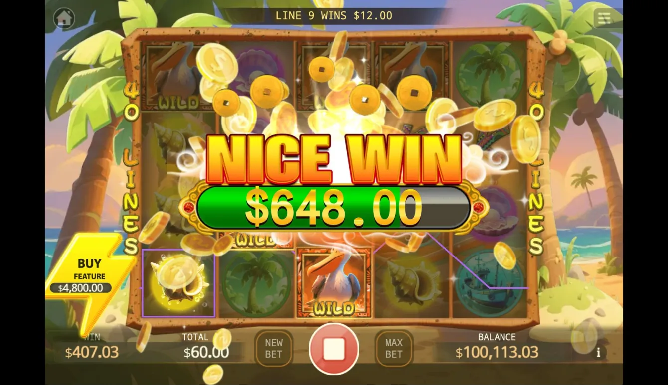 Seaside Pelican Buy Feature Slot