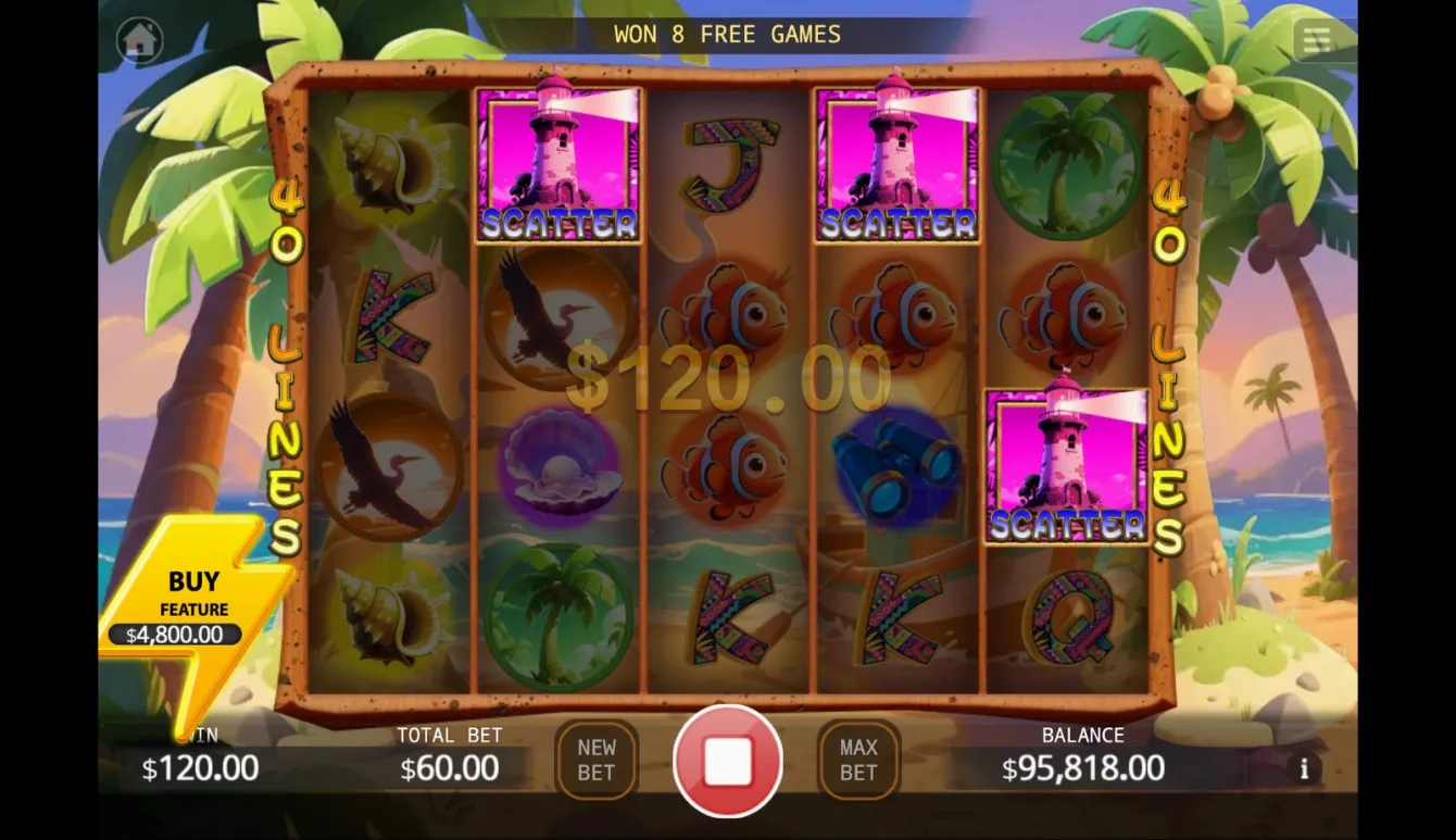 Seaside Pelican Buy Feature Slot
