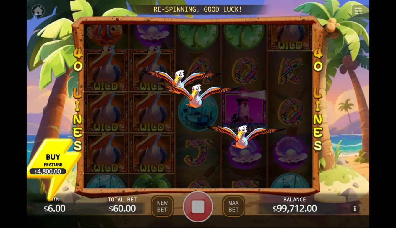 Seaside Pelican Buy Feature Slot