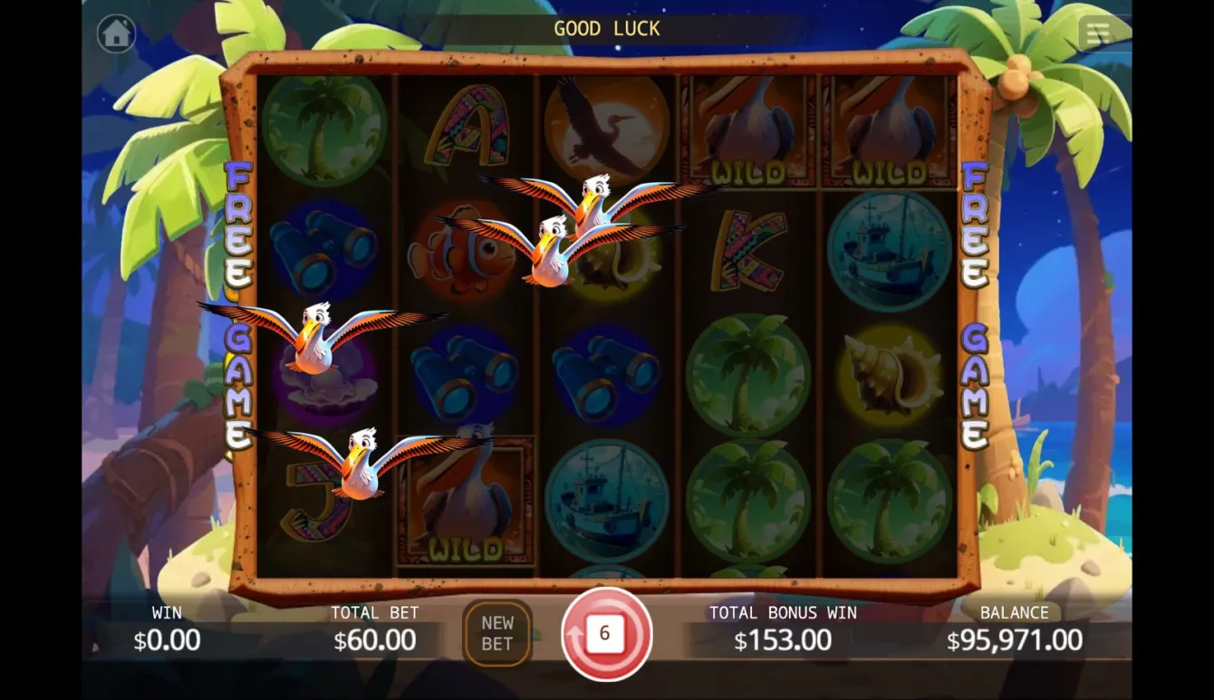 Seaside Pelican Buy Feature Slot