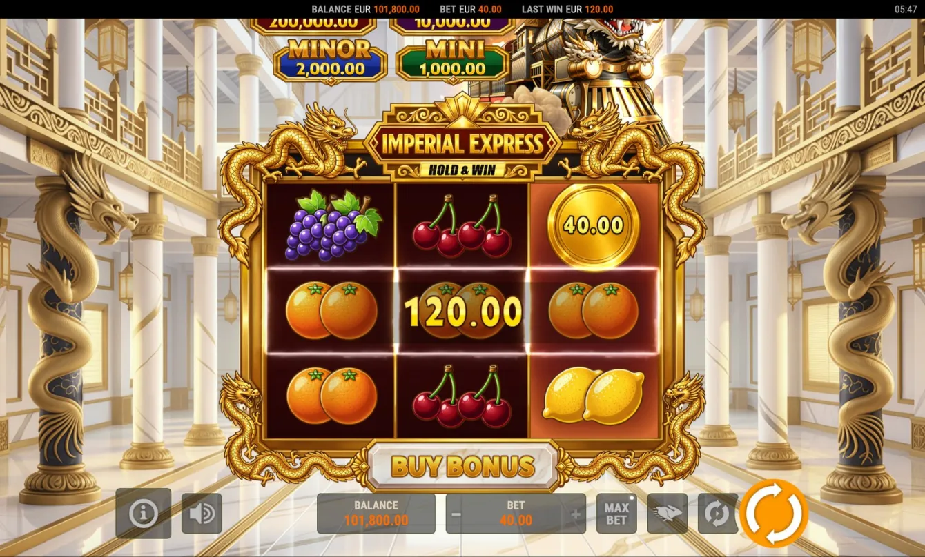 Imperial Express Hold &amp; Win Slot