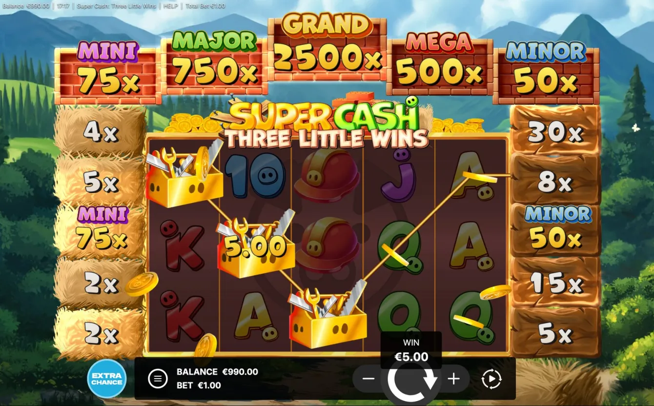 Super Cash: Three Little Wins Slot