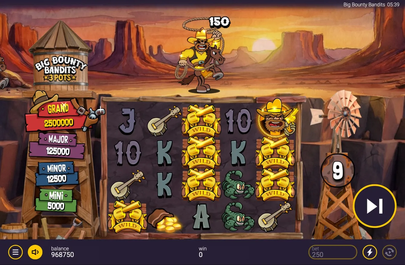 Big Bounty Bandits: 3 Pots Slot