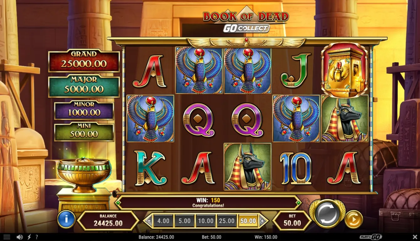 Book of Dead GO Collect Slot