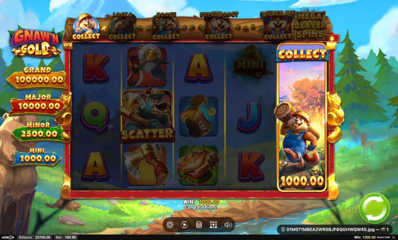 Gnaw'n Gold Slot