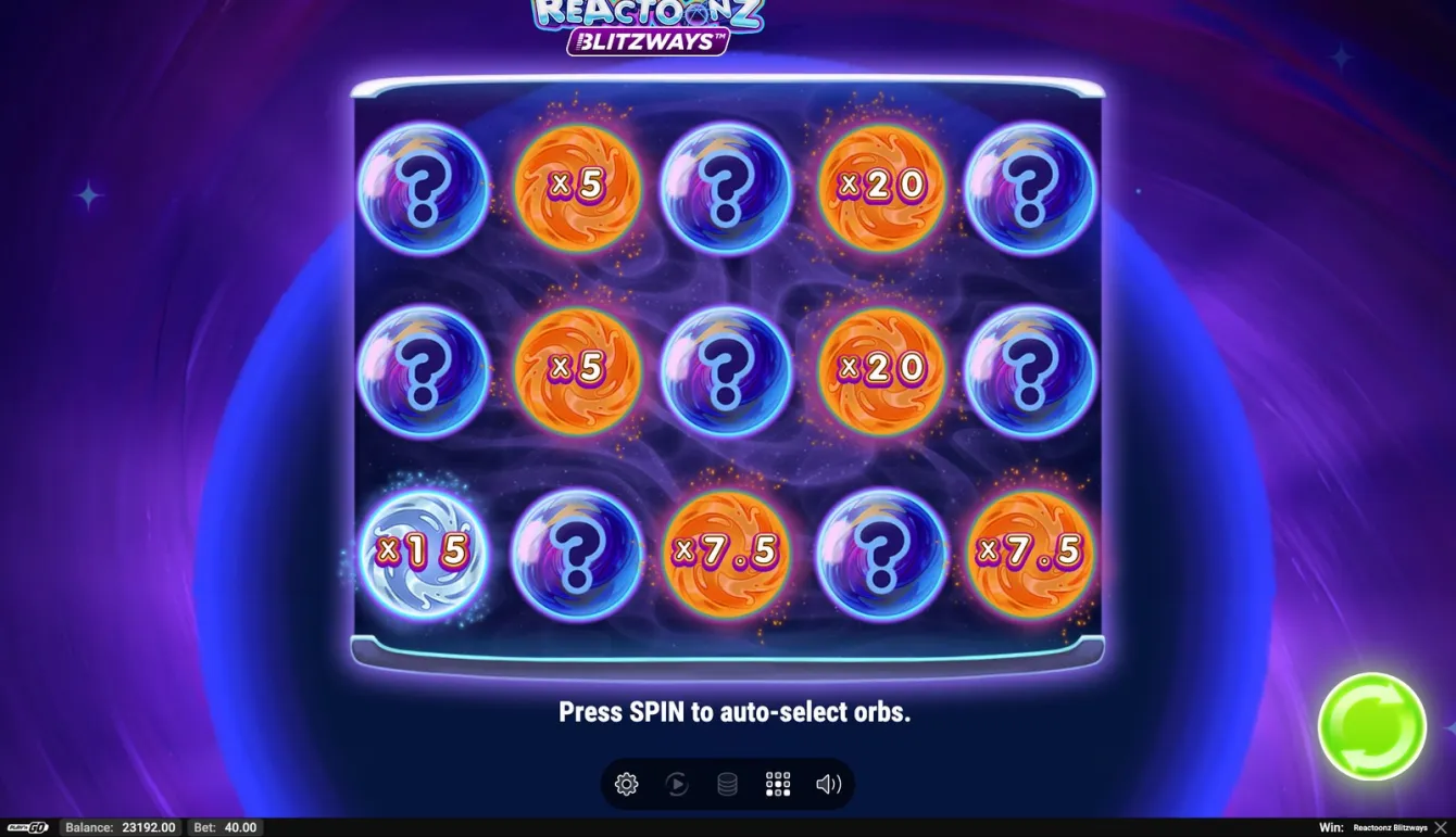 Reactoonz Blitzways Slot