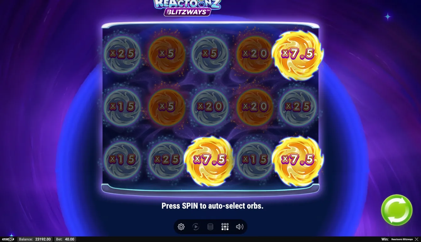 Reactoonz Blitzways Slot