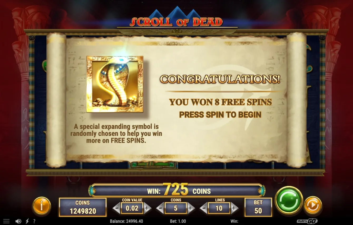 Scroll of Dead Slot
