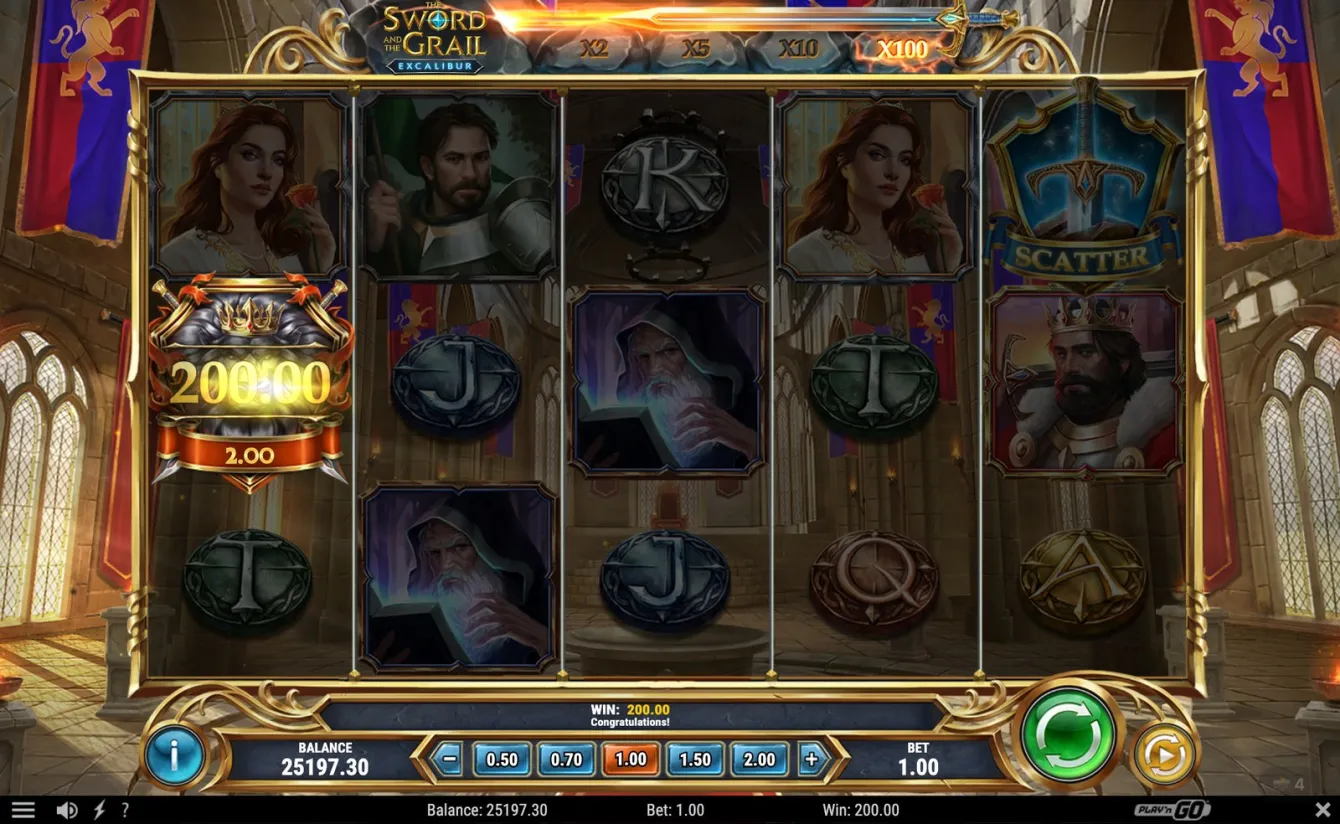 The Sword and the Grail Excalibur Slot
