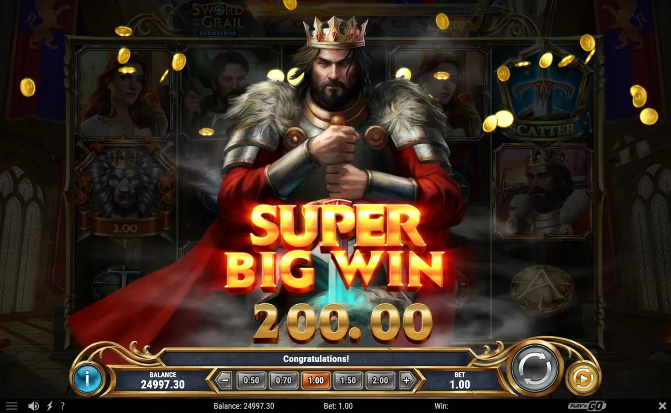 The Sword and the Grail Excalibur Slot