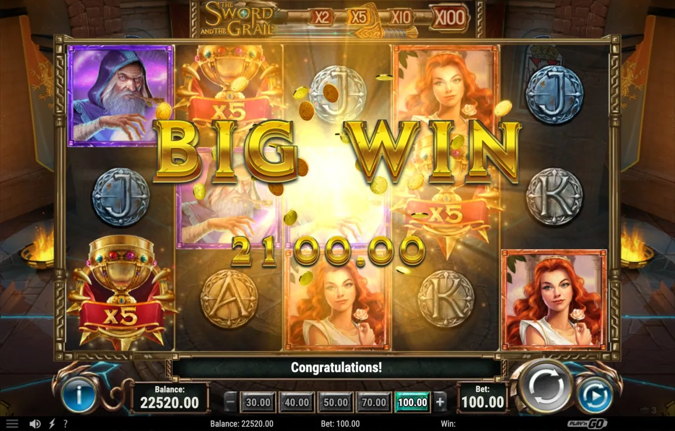 The Sword &amp; The Grail Slot