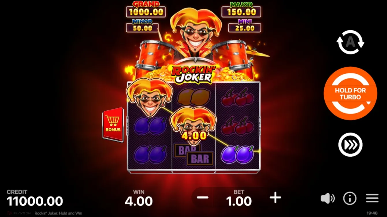 Rockin' Joker: Hold and Win Slot
