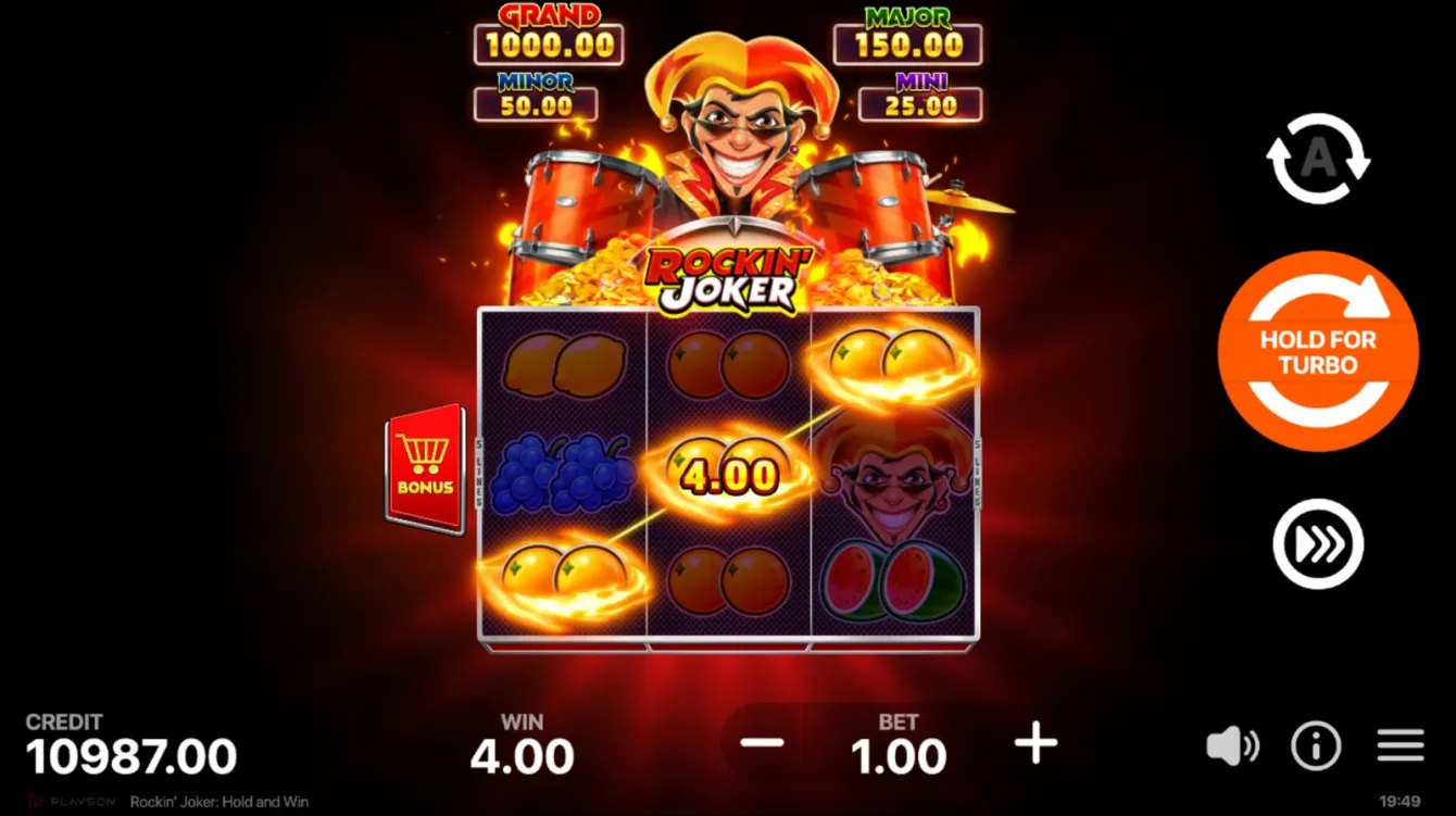 Rockin' Joker: Hold and Win Slot