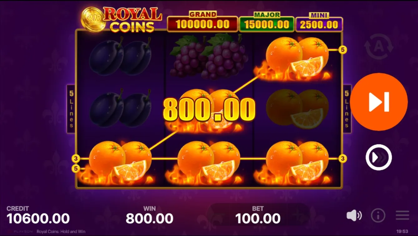 Royal Coins: Hold and Win Slot