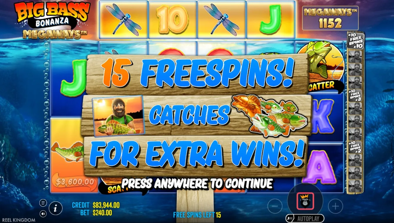 Big Bass Bonanza Megaways Slot