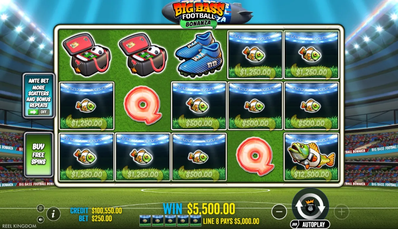 Big Bass Football Bonanza Slot