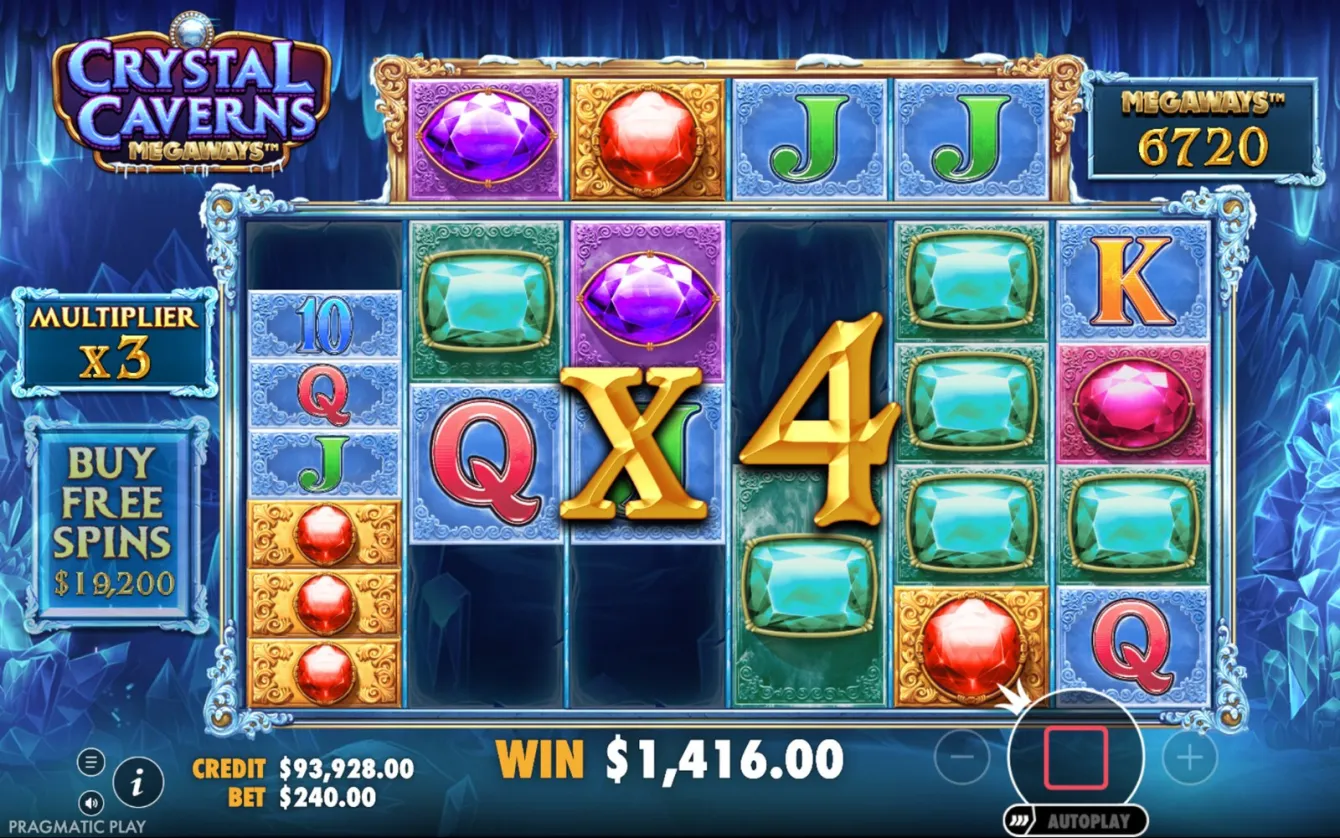 Crystal Caverns Megaways Slot