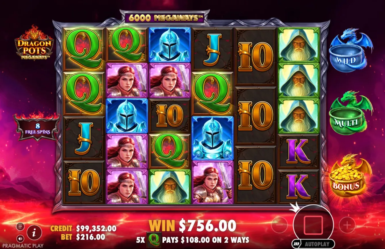 Dragon Pots Megaways Slot