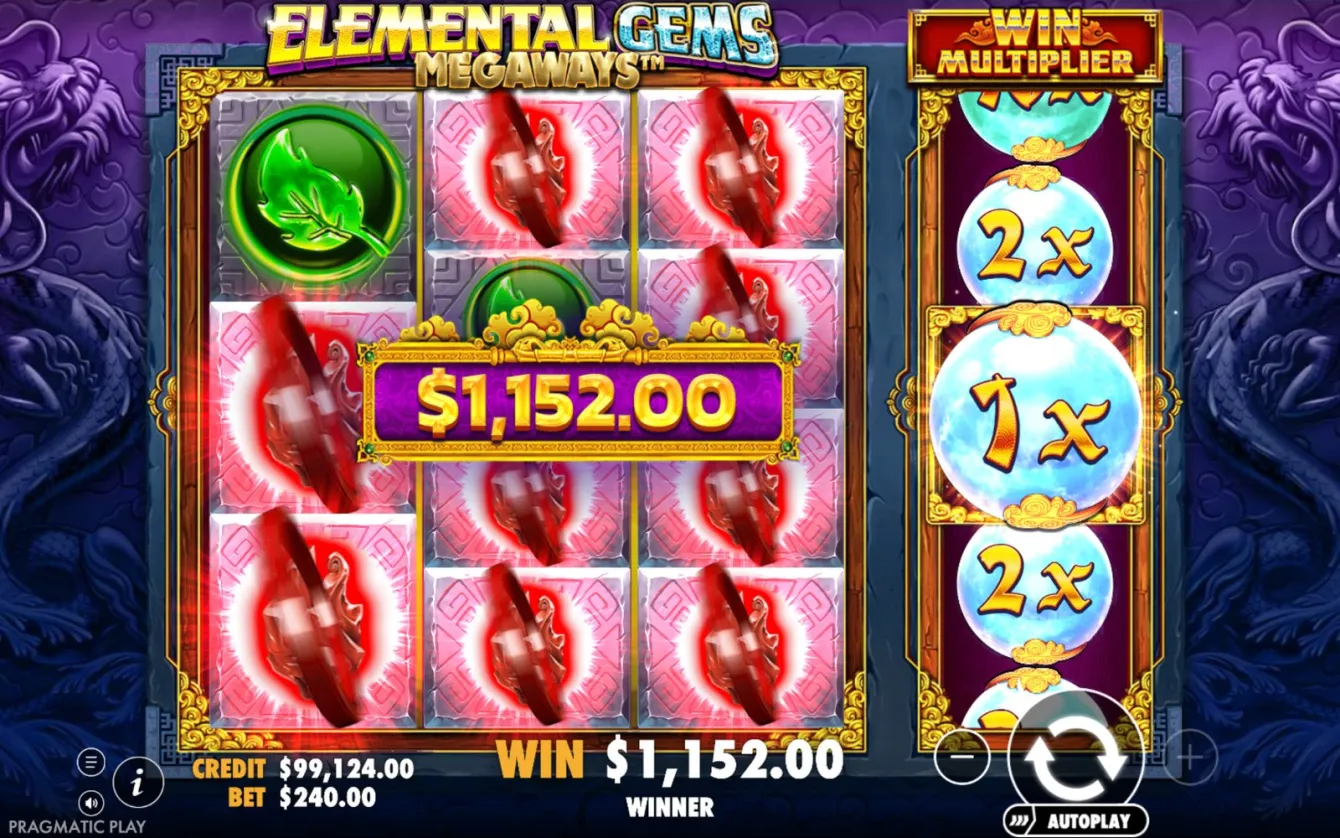 Elemental Gems Megaways Slot