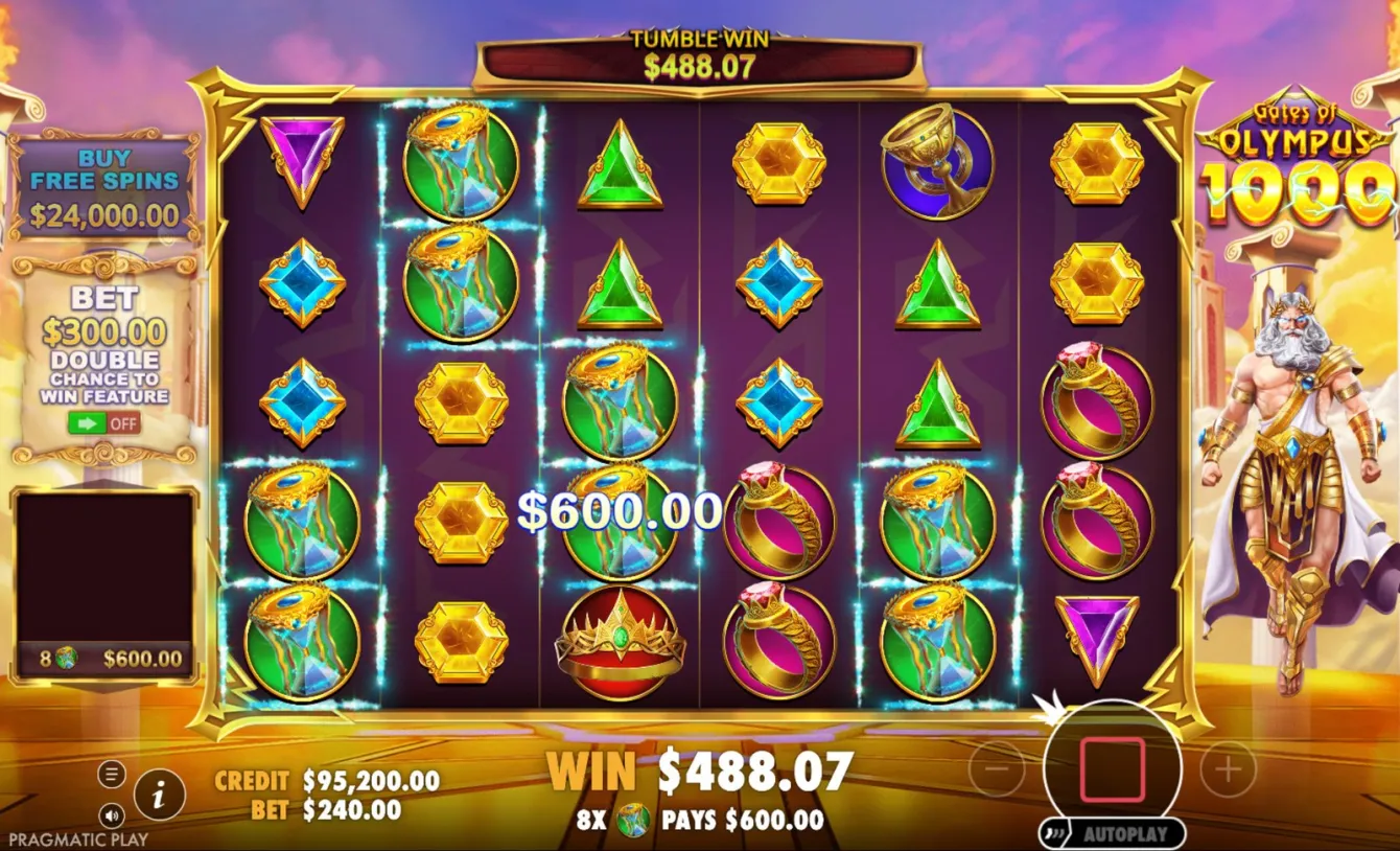 Gates of Olympus 1000 Slot