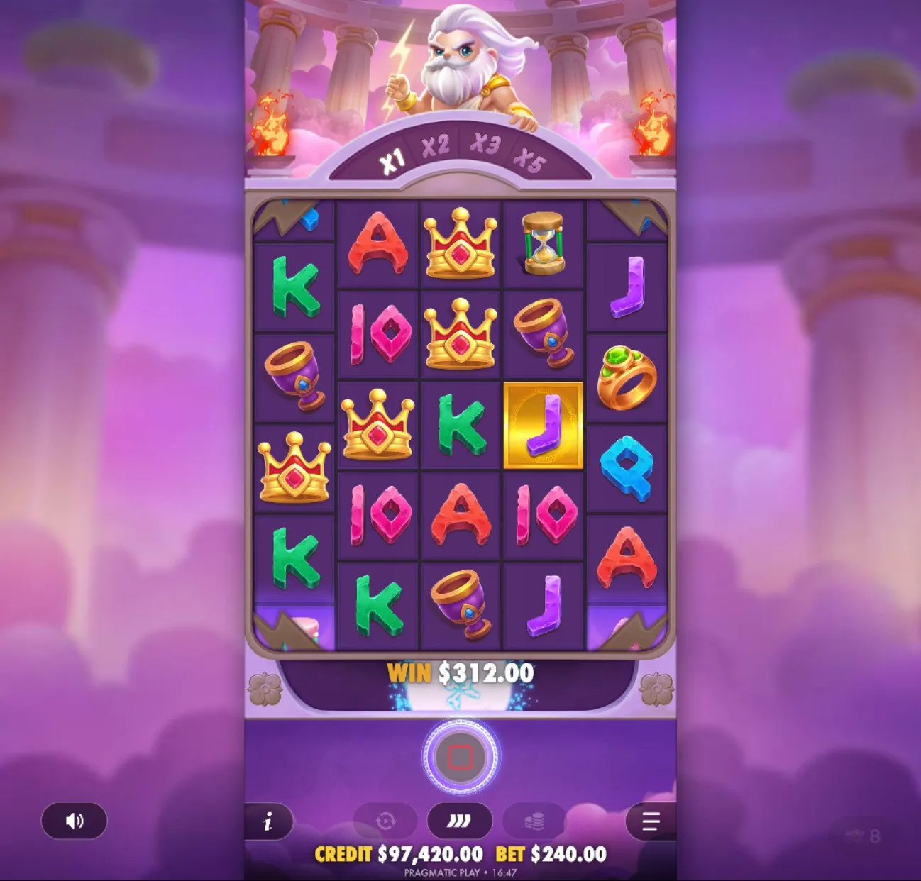 Olympus Wins Super Scatter Slot