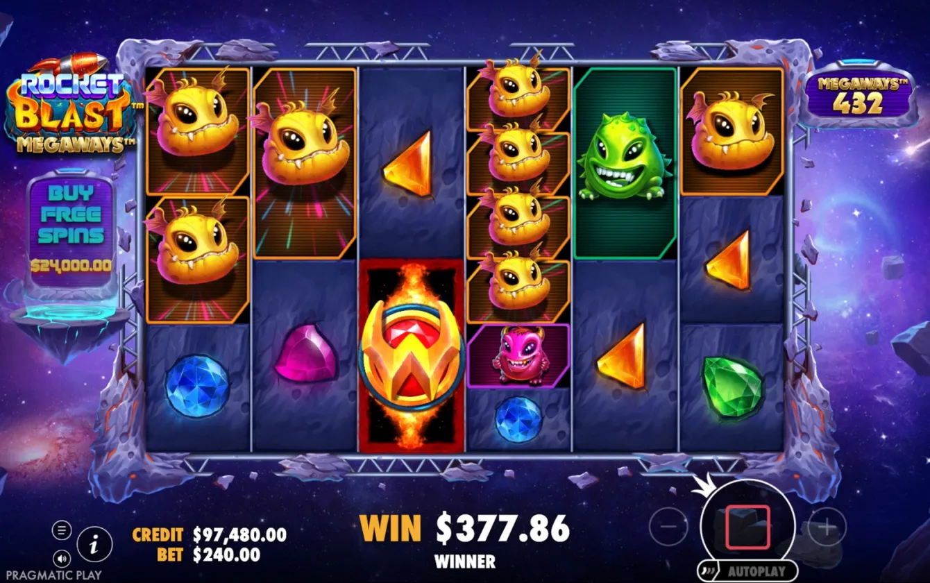 Rocket Blast Megaways Slot